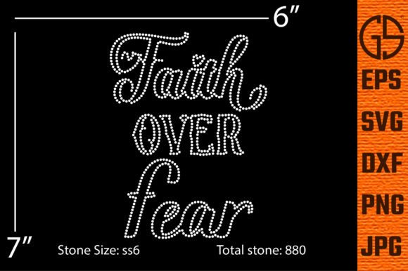 Faith Outline Rhinestone White Color Review for Real Projects
