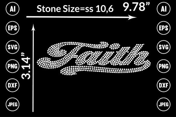 Faith Rhinestone Template Design: A Practical Embroidery Review