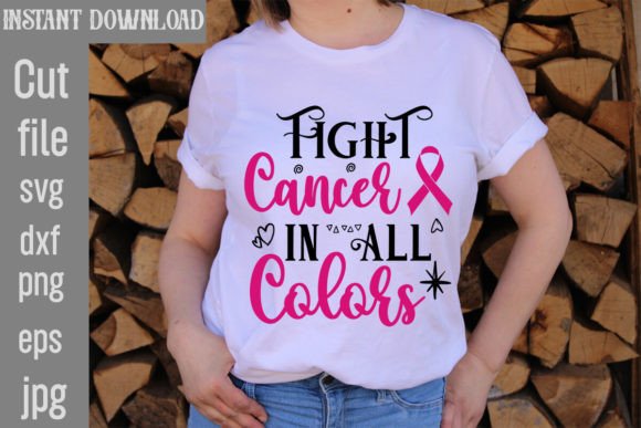 Fight Cancer in All Colors SVG Cut File Review