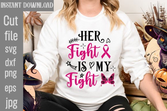 Her Fight is My Fight SVG Cut File Review: A Bold Statement for Embroidery Projects