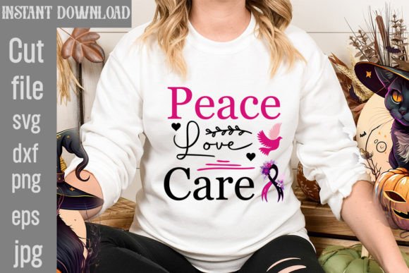 Peace Love Care SVG Cut File Review for Real Embroidery Projects