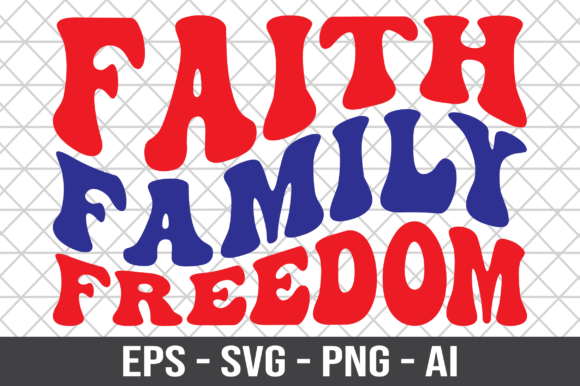Reviewing Faith Family Freedom 4th July Retro SVG for Real Projects