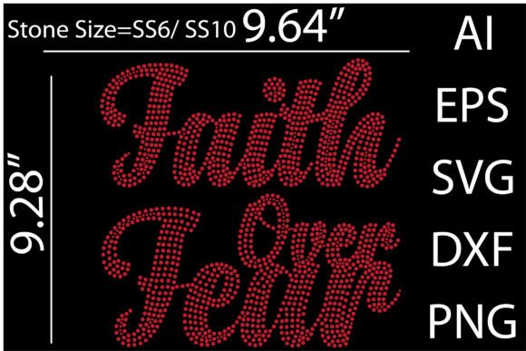 Reviewing Faith over Fear Rhinestone Templates for Real Projects